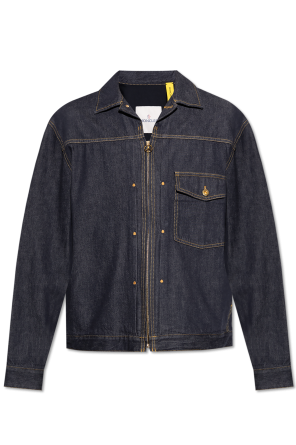 【MORE THAN BLACK】24SS★ CUT OFF DENIM JACKET Distressed Denim Jacket | boohoo